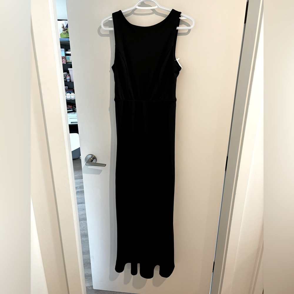 Black floor length formal dress